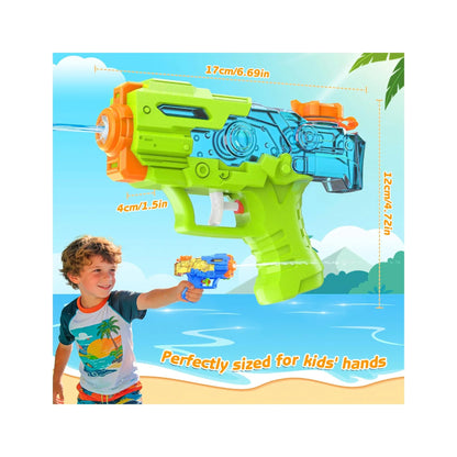 Water Guns for Kids, 2 Pack Mini Squirt Guns with Trigger Small Water Blaster Pistol Toys for Boys Girls Toddlers Summer Outdoor Yard Swimming Pool Beach Water Fighting Party Favors