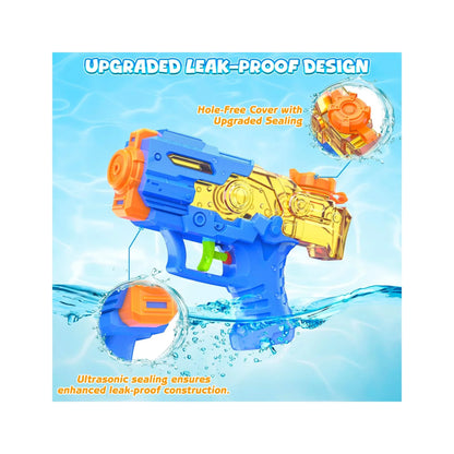 Water Guns for Kids, 2 Pack Mini Squirt Guns with Trigger Small Water Blaster Pistol Toys for Boys Girls Toddlers Summer Outdoor Yard Swimming Pool Beach Water Fighting Party Favors
